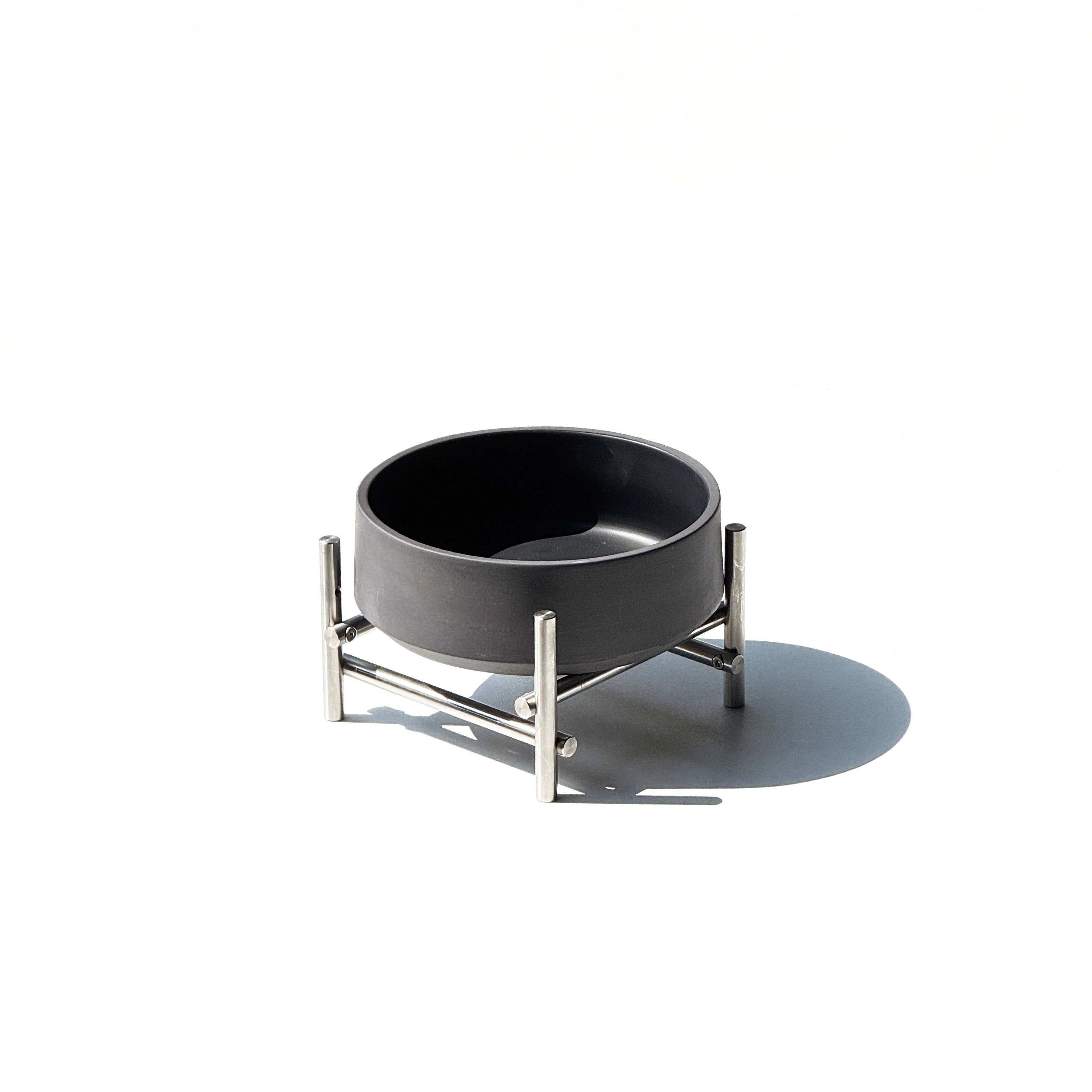 黑陶瓷寵物慢食碗