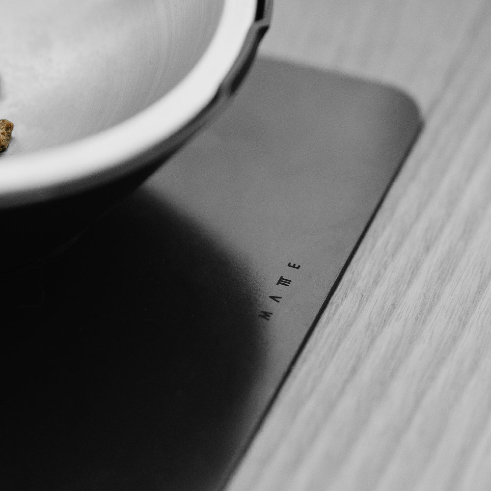 Special bottom pad for pet non-returnable bowls (matte black)